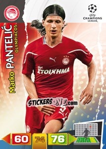 Sticker Marko Pantelic - UEFA Champions League 2011-2012. Adrenalyn XL n. 191 - Panini