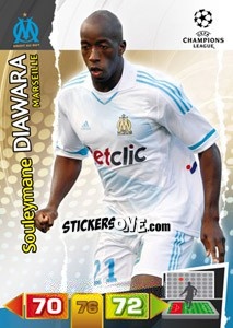 Sticker Souleymane Diawara - UEFA Champions League 2011-2012. Adrenalyn XL n. 193 - Panini
