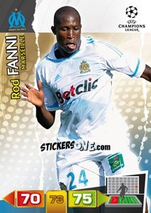 Cromo Rod Fanni - UEFA Champions League 2011-2012. Adrenalyn XL n. 194 - Panini