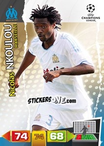 Sticker Nicolas Nkoulou - UEFA Champions League 2011-2012. Adrenalyn XL n. 195 - Panini