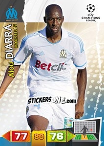 Sticker Alou Diarra - UEFA Champions League 2011-2012. Adrenalyn XL n. 199 - Panini
