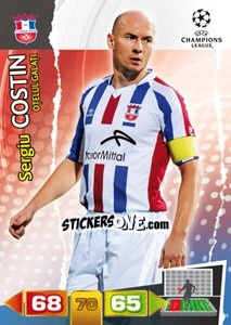 Sticker Sergiu Costin - UEFA Champions League 2011-2012. Adrenalyn XL n. 205 - Panini