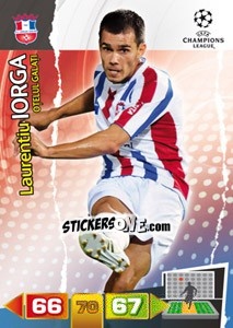 Sticker Laurentiu Iorga - UEFA Champions League 2011-2012. Adrenalyn XL - Panini