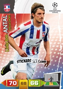 Cromo Liviu Ion Antal - UEFA Champions League 2011-2012. Adrenalyn XL - Panini