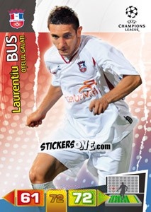 Sticker Laurentiu Bus - UEFA Champions League 2011-2012. Adrenalyn XL - Panini