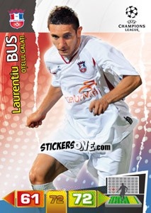 Cromo Laurentiu Bus - UEFA Champions League 2011-2012. Adrenalyn XL - Panini