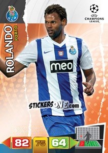 Figurina Rolando - UEFA Champions League 2011-2012. Adrenalyn XL n. 213 - Panini