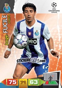 Sticker Jorge Fucile - UEFA Champions League 2011-2012. Adrenalyn XL n. 215 - Panini