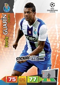 Figurina Fredy Guarín - UEFA Champions League 2011-2012. Adrenalyn XL - Panini