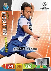 Sticker Fernando Belluschi - UEFA Champions League 2011-2012. Adrenalyn XL n. 218 - Panini