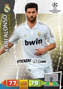 Sticker Xabi Alonso - UEFA Champions League 2011-2012. Adrenalyn XL n. 229 - Panini