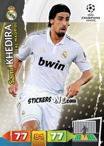 Sticker Sami Khedira - UEFA Champions League 2011-2012. Adrenalyn XL - Panini