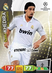 Sticker Sami Khedira - UEFA Champions League 2011-2012. Adrenalyn XL n. 230 - Panini