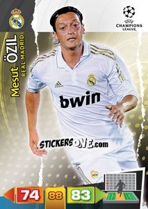Sticker Mesut Özil - UEFA Champions League 2011-2012. Adrenalyn XL n. 234 - Panini