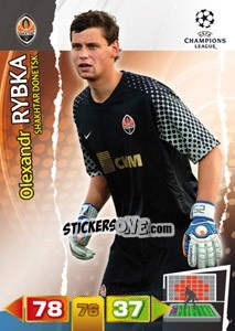 Sticker Olexandr Rybka - UEFA Champions League 2011-2012. Adrenalyn XL - Panini