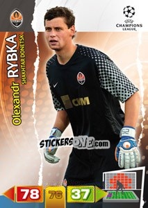 Sticker Olexandr Rybka - UEFA Champions League 2011-2012. Adrenalyn XL n. 238 - Panini