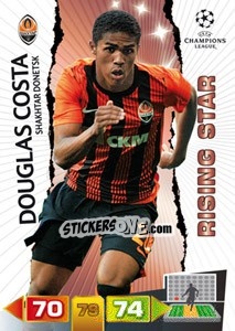 Sticker Douglas Costa - UEFA Champions League 2011-2012. Adrenalyn XL n. 242 - Panini