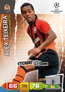 Sticker Alex Teixeira - UEFA Champions League 2011-2012. Adrenalyn XL n. 245 - Panini