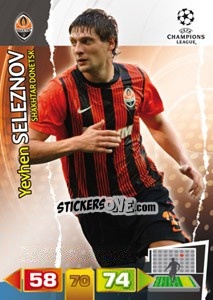 Cromo Yevhen Seleznyov - UEFA Champions League 2011-2012. Adrenalyn XL - Panini