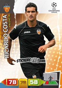 Sticker Ricardo Costa - UEFA Champions League 2011-2012. Adrenalyn XL n. 250 - Panini