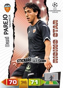 Sticker Dani Parejo - UEFA Champions League 2011-2012. Adrenalyn XL n. 252 - Panini