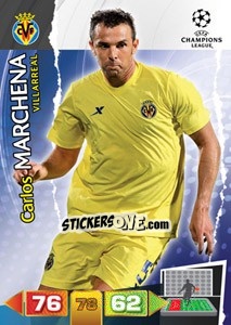 Sticker Carlos Marchena - UEFA Champions League 2011-2012. Adrenalyn XL n. 259 - Panini