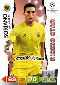 Sticker Bruno Soriano - UEFA Champions League 2011-2012. Adrenalyn XL n. 263 - Panini