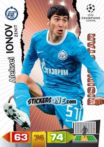 Figurina Aleksei Ionov - UEFA Champions League 2011-2012. Adrenalyn XL - Panini