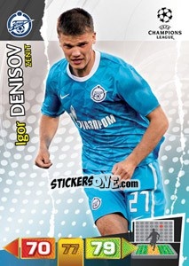 Sticker Igor Denisov - UEFA Champions League 2011-2012. Adrenalyn XL n. 272 - Panini