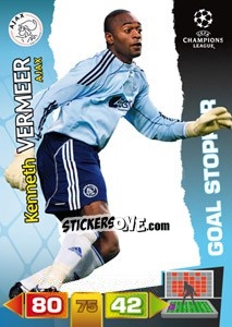 Cromo Kenneth Vermeer - UEFA Champions League 2011-2012. Adrenalyn XL - Panini