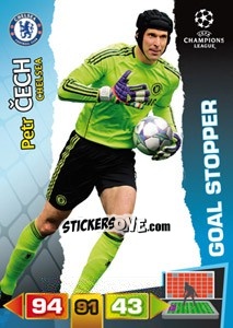 Sticker Petr Cech - UEFA Champions League 2011-2012. Adrenalyn XL n. 282 - Panini