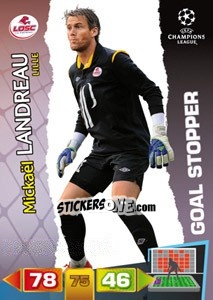 Sticker Mickaël Landreau - UEFA Champions League 2011-2012. Adrenalyn XL - Panini