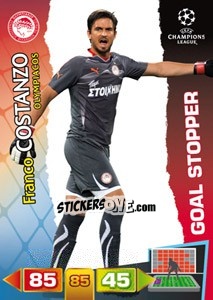 Sticker Franco Costanzo - UEFA Champions League 2011-2012. Adrenalyn XL - Panini