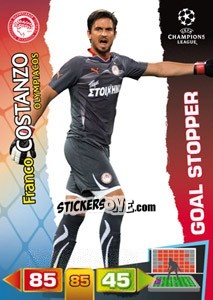 Cromo Franco Costanzo - UEFA Champions League 2011-2012. Adrenalyn XL n. 290 - Panini