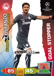 Figurina Franco Costanzo - UEFA Champions League 2011-2012. Adrenalyn XL - Panini