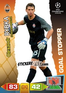 Cromo Olexandr Rybka - UEFA Champions League 2011-2012. Adrenalyn XL n. 293 - Panini