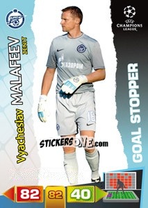 Sticker Vyacheslav Malafeev - UEFA Champions League 2011-2012. Adrenalyn XL n. 295 - Panini