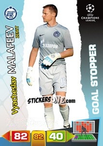 Cromo Vyacheslav Malafeev - UEFA Champions League 2011-2012. Adrenalyn XL - Panini