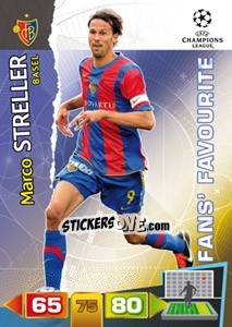 Sticker Marco Streller - UEFA Champions League 2011-2012. Adrenalyn XL - Panini