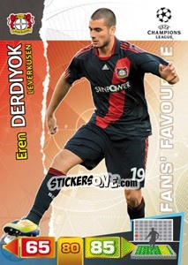 Sticker Eren Derdiyok - UEFA Champions League 2011-2012. Adrenalyn XL - Panini