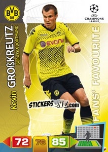 Sticker Kevin Großkreutz - UEFA Champions League 2011-2012. Adrenalyn XL n. 303 - Panini