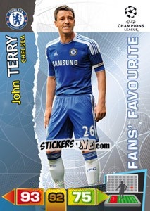 Sticker John Terry - UEFA Champions League 2011-2012. Adrenalyn XL n. 304 - Panini