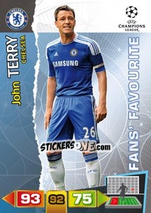 Cromo John Terry - UEFA Champions League 2011-2012. Adrenalyn XL - Panini