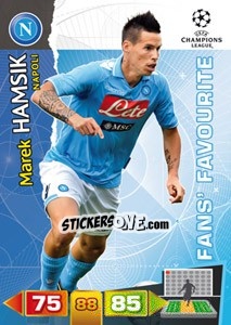 Cromo Marek Hamsik - UEFA Champions League 2011-2012. Adrenalyn XL n. 315 - Panini