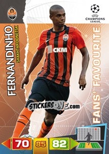 Figurina Fernandinho - UEFA Champions League 2011-2012. Adrenalyn XL - Panini