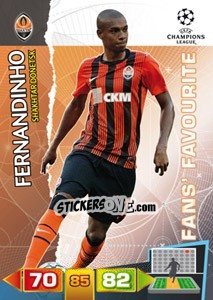 Sticker Fernandinho - UEFA Champions League 2011-2012. Adrenalyn XL n. 322 - Panini