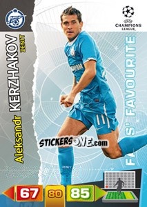 Sticker Aleksandr Kerzhakov - UEFA Champions League 2011-2012. Adrenalyn XL n. 325 - Panini
