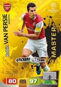 Sticker Robin van Persie - UEFA Champions League 2011-2012. Adrenalyn XL n. 326 - Panini
