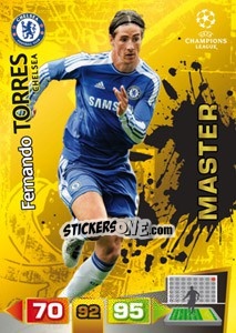 Sticker Fernando Torres - UEFA Champions League 2011-2012. Adrenalyn XL n. 334 - Panini