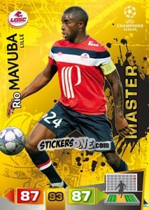 Sticker Rio Mavuba - UEFA Champions League 2011-2012. Adrenalyn XL n. 338 - Panini
